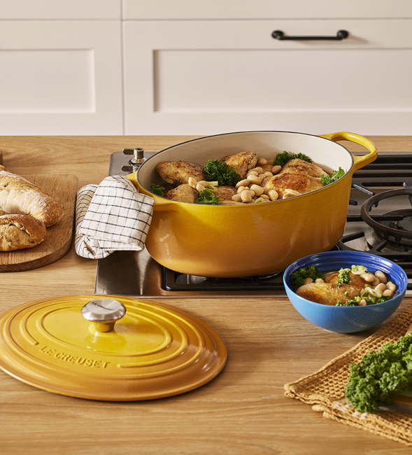 Roast Chicken Thighs with Fennel and Beans